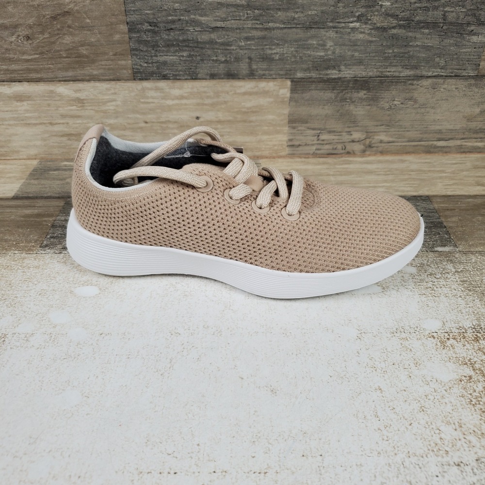 Allbirds Tree Runner NZ Womens Shoes Sz 7 Beige Blush Knit Lifestyle Sneakers